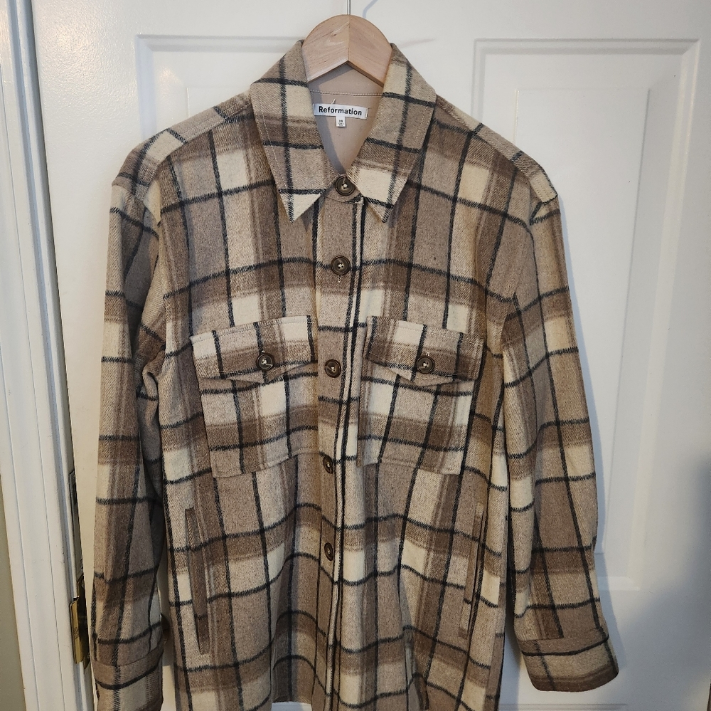 Reformation Ridley Shirt Jacket - Picture 4 of 6